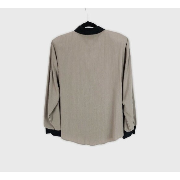 S.G. Sport Collection Size L Tan Black Shirt - Picture 2 of 9